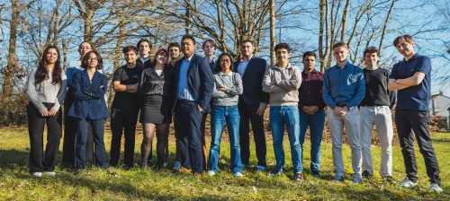 Photo d'équipe du mandat 2024-2025 de Polytech Services Nancy