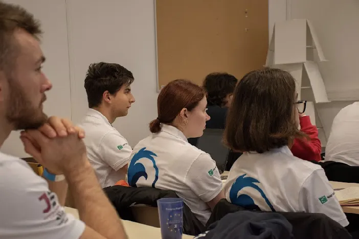 Polytech Services Nancy team at a congress during a training session